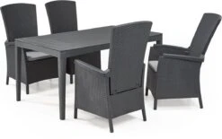 Allibert Vermont Verstelbare Tuinstoel - 64x68x107cm - Grafiet -Tuin- En Buitenwinkels 1200x753 1