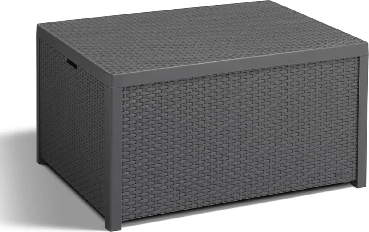 Allibert Arica Tuintafel - 79x59,5x42 Cm - Grafiet 12 Allibert Arica Tuintafel - 79x59,5x42 Cm - Grafiet - Afbeelding 10