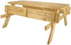 Goedkopepicknicktafels.nl | 180cm Lange Picknicktafel | Tuintafel 6 Persoons | De Luxe 180cm Lang | Geïmpregneerd Grenen Hout! -Tuin- En Buitenwinkels 1200x762