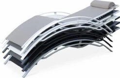 Alice's Garden Louisa Ligstoelen - Aluminium/Textileen - 1,67 M - Antraciet/Grijs 11 Alice's Garden Louisa Ligstoelen - Aluminium/Textileen - 1,67 M - Antraciet/Grijs -Tuin- En Buitenwinkels 1200x780