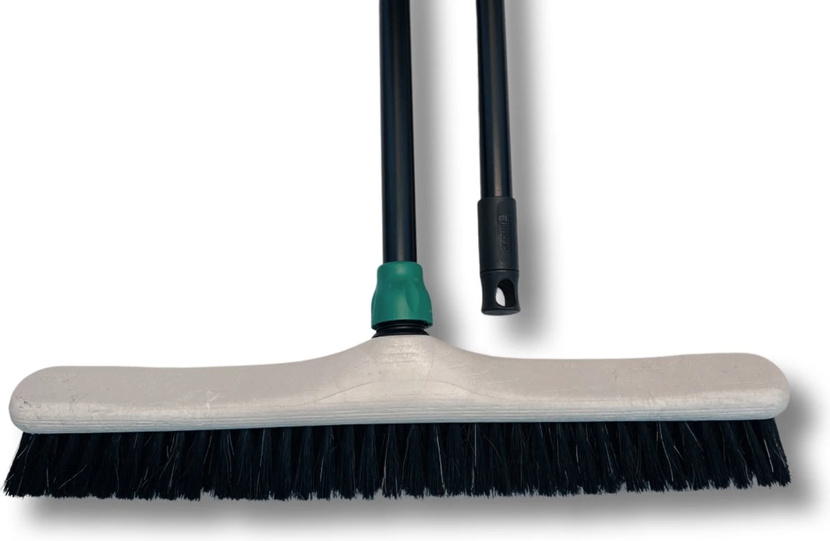 MAUS Bezem Binnen 50cm - Zachte Paardenhaar Zaalveger Met Steel 150cm - Gerecycled - Made In EU - Zeer Robuust 3 MAUS Bezem Binnen 50cm - Zachte Paardenhaar Zaalveger Met Steel 150cm - Gerecycled - Made In EU - Zeer Robuust