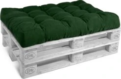Beautissu Style – Palletkussen Set – 1x Zitkussen 120x80 Cm & 1x Rugkussen 120x40 Cm – Donker Groen -Tuin- En Buitenwinkels 1200x787 1