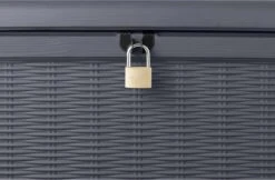 Keter - Borneo Opbergbox - 416 Liter - 129.5 X 62.5 X 70 Cm - Antraciet -Tuin- En Buitenwinkels 1200x787