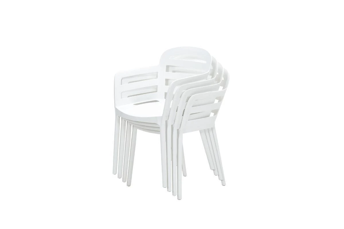 Garden Impressions Mira Tuinstoel - Wit 5 Garden Impressions Mira Tuinstoel - Wit - Afbeelding 3