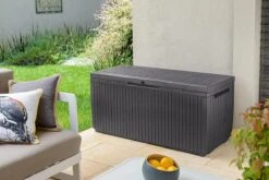 Opbergbox Tuin - Kussenbox Waterdicht - Bruin - Zitbox Kussenbox Voor Buiten - Voor Tuinmeubelen - Tuinkussens - Opberg Tuin - Kussenboxen - XL - Groot - 305 Liter 16 Opbergbox Tuin - Kussenbox Waterdicht - Bruin - Zitbox Kussenbox Voor Buiten - Voor Tuinmeubelen - Tuinkussens - Opberg Tuin - Kussenboxen - XL - Groot - 305 Liter -Tuin- En Buitenwinkels 1200x800 101