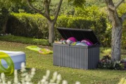 Keter Darwin Opbergbox - 570L - 142,5x65,5x78,2cm - Grijs -Tuin- En Buitenwinkels 1200x800 121