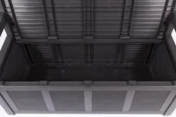 Merkloos Opbergbank Van Kunststof | 130 X 60 Cm | Antraciet -Tuin- En Buitenwinkels 1200x800 124