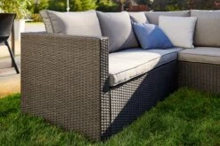 Central Park Hoekbank Loungeset Alea Grijs Staal/riet 3-delig -Tuin- En Buitenwinkels 1200x800 136