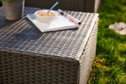 Central Park Hoekbank Loungeset Alea Grijs Staal/riet 3-delig -Tuin- En Buitenwinkels 1200x800 137