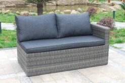 MaxxGarden Loungeset – Rattan Hoekset - 4 Persoons - Incl. Salontafel - Grijs -Tuin- En Buitenwinkels 1200x800 140