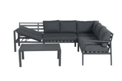 Garden Impressions Lexinton Loungeset - Verstelbaar - Aluminium - Zwart -Tuin- En Buitenwinkels 1200x800 185