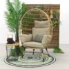 Lola Egg Relaxstoel - Natural Sand - Mand Stoel -Tuin- En Buitenwinkels 1200x800 50