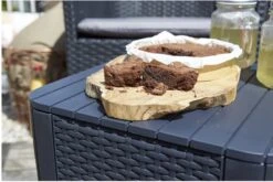 ALLIBERT Keter Luzon Opbergtafel - 39x39x43cm - Donkergrijs -Tuin- En Buitenwinkels 1200x801