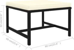 VidaXL 4-delige Loungeset Met Kussens Poly Rattan Zwart 24 VidaXL 4-delige Loungeset Met Kussens Poly Rattan Zwart -Tuin- En Buitenwinkels 1200x805