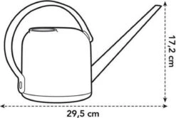 Elho B.for Soft Gieter 30 - Gieter Voor Binnenaccessoires - Ø 31.3 X H 0.0 Cm - Wit/Wit -Tuin- En Buitenwinkels 1200x807 3