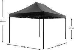 Easy Up 3x4,5m Zwart Luxe Partytent Opvouwbaar -Tuin- En Buitenwinkels 1200x813 1