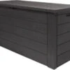 Merkloos Woody Tuin Opbergbox - 324 Liter 45x120x60 Cm - Tuinkussenbox - Antraciet/bruin -Tuin- En Buitenwinkels 1200x832 1