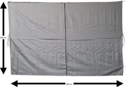 Set Van 2 Zijwanden Grijs Voor Partytenten -Tuin- En Buitenwinkels 1200x832