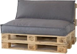 2L Home & Garden Palletkussen Metro Lounge Grijs - 120 X 80cm