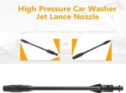 Merkloos 140 Bar Hogedrukspuitlans - Hogedrukreiniger Kärcher-opzetstuk - Verstelbare Sproeikop Voor Karcher Hogedrukreiniger - Accessoire Voor Karcher K1 K2 K3 K4 K5 K6 K7 -Tuin- En Buitenwinkels 1200x889