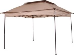 Outsunny Paviljoen Met Zijwanden Partytent Tuintent Popup 3,25 X 3,25 M Khaki 840-166 -Tuin- En Buitenwinkels 1200x895 3