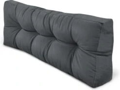 Beautissu Style – Palletkussen Set – 1x Zitkussen 120x80 Cm & 1x Rugkussen 120x40 Cm – Graphiet Grijs -Tuin- En Buitenwinkels 1200x895 5