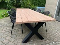 Tuintafel Douglas 300 Cm X 90 Cm | Stalen Poten | 8-10 Personen | DuuMaa -Tuin- En Buitenwinkels 1200x899 10