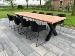 Tuintafel Douglas 300 Cm X 90 Cm | Stalen Poten | 8-10 Personen | DuuMaa -Tuin- En Buitenwinkels 1200x899 11