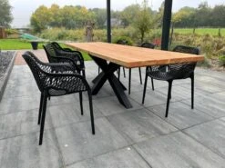 Tuinstoel - Air XL - Zwart - Siesta -Tuin- En Buitenwinkels 1200x899