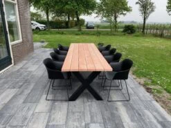 Tuintafel Douglas 300 Cm X 90 Cm | Stalen Poten | 8-10 Personen | DuuMaa -Tuin- En Buitenwinkels 1200x899 7
