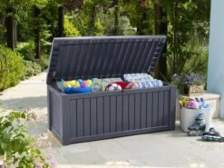 Keter Rockwood Opbergbox - 570L - 155x72.4x64.4cm - Grafiet -Tuin- En Buitenwinkels 1200x900 8