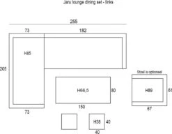 Garden Impressions Jaru Lounge Dining Set - Extra Luxe Kussens -Tuin- En Buitenwinkels 1200x931