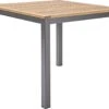 NATERIAL - Tuintafel Vierkant ORIS - 4 Personen - Houten Tafel 90x90 Cm - Aluminium - Met Houten Blad - Eucalyptus -Tuin- En Buitenwinkels 1200x945