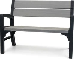 Keter Montero Tuinbank – 2-personen - 120x61x91cm - Grafiet -Tuin- En Buitenwinkels 1200x954