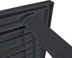 VidaXL Tuintafel 126x76x72 Cm Kunststof Antraciet -Tuin- En Buitenwinkels 1200x979