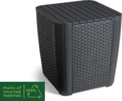 ALLIBERT Keter Luzon Opbergtafel - 39x39x43cm - Donkergrijs -Tuin- En Buitenwinkels 1200x989 1