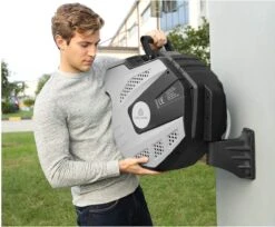 CoolHome Wandslangenbox 15 Meter + 1,5 Meter - Tuinslang Met Haspel- Slangenhouder 180° Draaibaar - Tuinslanghaspel Zwart - Grijs -Tuin- En Buitenwinkels 1200x992 1