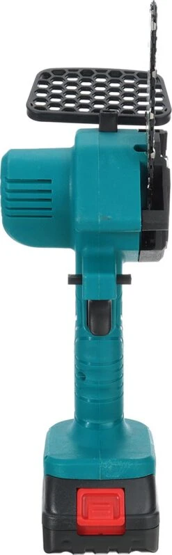 Merkloos Mini Accu Kettingzaag - 4 Inch Elektrische Boomzaag - Handkettingzaag - Met 2 Accu En 1 Oplader - Voor Tuinboom Ranch Bomen Snijden Hout- Blauw -Tuin- En Buitenwinkels 372x1200