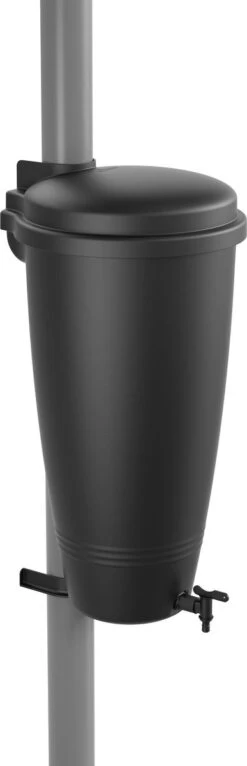 Elho Green Basics Rain Catcher 33 - Regenton Voor Balkonbuiten - Ø 33.5 X H 73.5 Cm - Zwart/Living Black -Tuin- En Buitenwinkels 387x1200