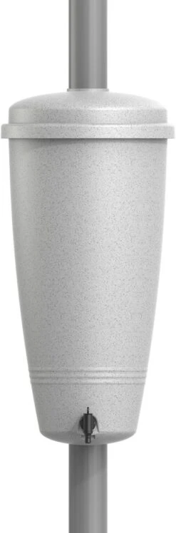 Elho Green Basics Rain Catcher 33 - Regenton Voor Balkonbuiten - Ø 33.5 X H 73.5 Cm - Grijs/Living Concrete -Tuin- En Buitenwinkels 396x1200