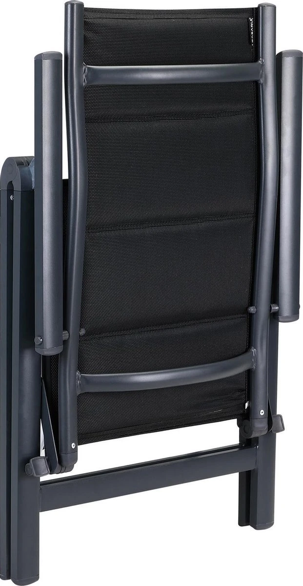 Casaria Tuinstoel Aluminium - 2 Stuks Inklapbaar - Antraciet 16 Casaria Tuinstoel Aluminium - 2 Stuks Inklapbaar - Antraciet - Afbeelding 14
