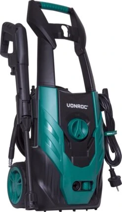 VONROC Hogedrukreiniger V14-1 - 1400W – 110 Bar – 390 L/h – Incl. 5m Slang, Spuitstukken En Accessoires -Tuin- En Buitenwinkels 696x1200