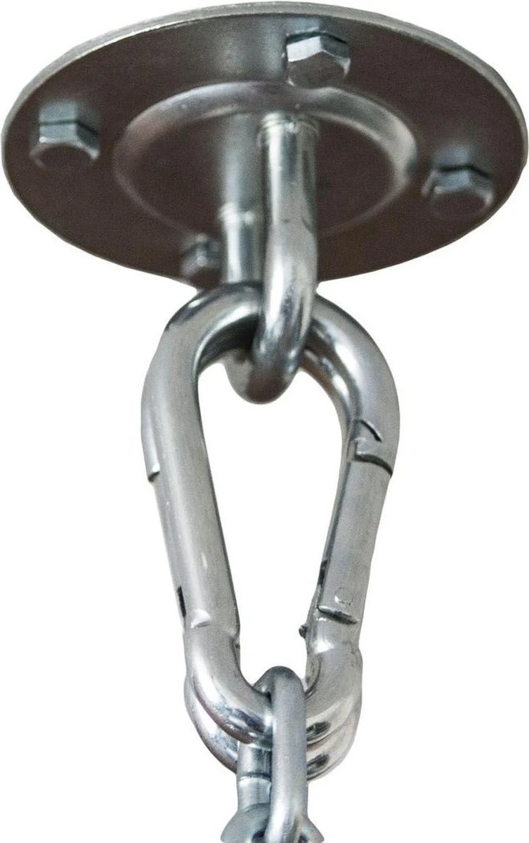 Ophangsysteem Hangstoel - In Hoogte Verstelbaar - Plafondhaak - Ophanghaak - Bokszak - Plafondbeugel 4 Ophangsysteem Hangstoel - In Hoogte Verstelbaar - Plafondhaak - Ophanghaak - Bokszak - Plafondbeugel - Afbeelding 2