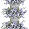 Elho Corsica Vertical Forest 24 - Bloempot Voor Balkonbuiten - Ø 26.7 X H 29.7 Cm - Wit/Wit -Tuin- En Buitenwinkels 767x1200