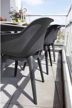 Allibert Akola Tuinstoelen - 2 Stuks -56,5x55x80cm - Donkergrijs -Tuin- En Buitenwinkels 806x1200 1