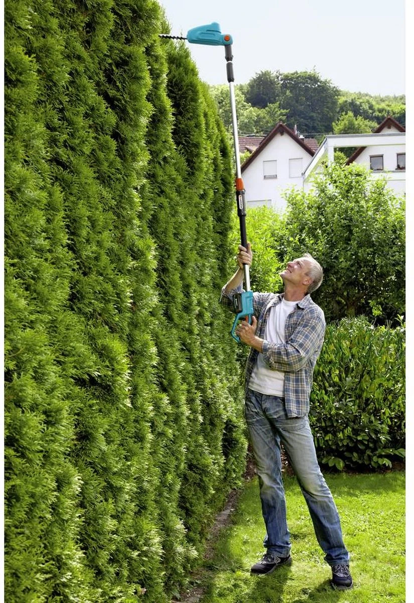 GARDENA - Telescopische Heggenschaar (Zonder Accu) - THS 42/18V P4A - Meslengte 42cm - Tandmes Opening 16mm 14 GARDENA - Telescopische Heggenschaar (Zonder Accu) - THS 42/18V P4A - Meslengte 42cm - Tandmes Opening 16mm - Afbeelding 12