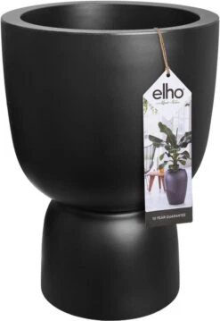 Elho Pure Coupe 35 - Bloempot Voor Binnen & Buiten - Ø 34.9 X H 49.0 Cm - Zwart/Zwart -Tuin- En Buitenwinkels 825x1200 7