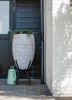 Capi Europe - Regenton Rib NL - 56x123 - Ivoor - Voor Binnen En Buiten - RKOFI1132 -Tuin- En Buitenwinkels 871x1200