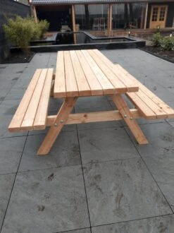 Douglas Geschaafd Picknicktafel 200 Cm Lang Houtdikte 45mm -Tuin- En Buitenwinkels 899x1200 3