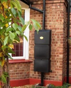 Prestige Regenton Grijs (waterton) 100L (incl. Kraantje En Aan De Wand/muur Te Bevestigen) -Tuin- En Buitenwinkels 972x1200 1